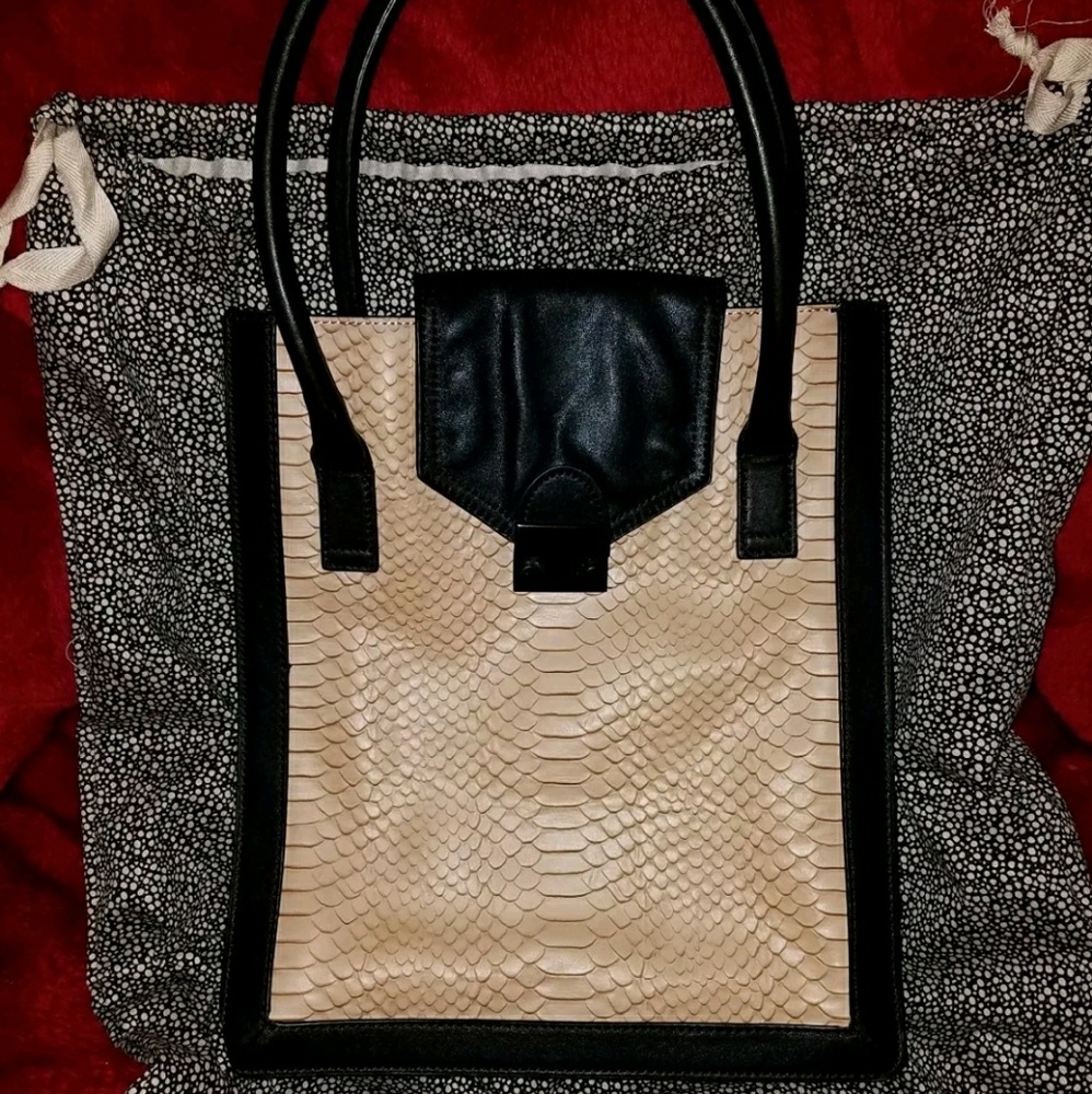 Loeffler Randall Work Tote Leather Handbag